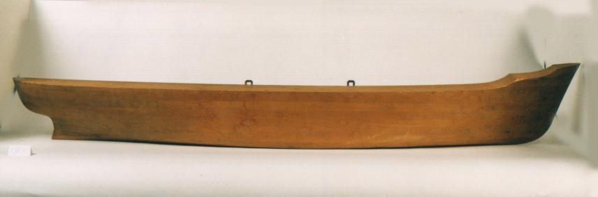 Halfmodel van een coaster