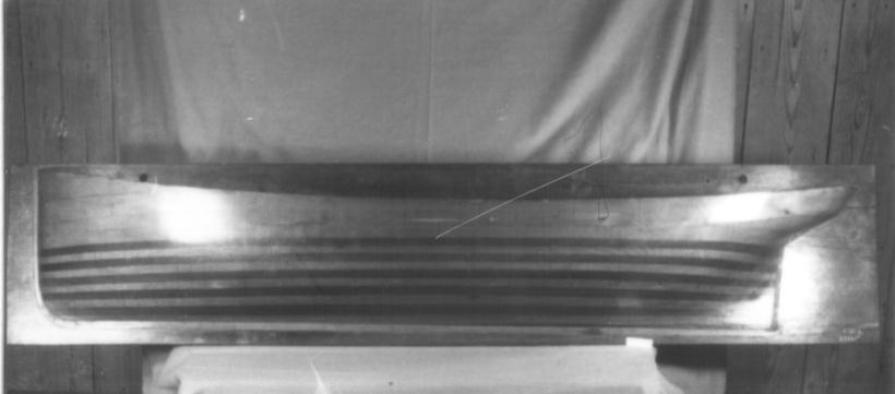 Halfmodel van een vrachtlogger. 1e helft 20e eeuw