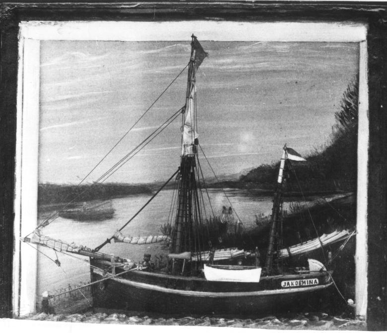 Panoramamodel van de loodsafhaalkotterr 'Jacobmina'