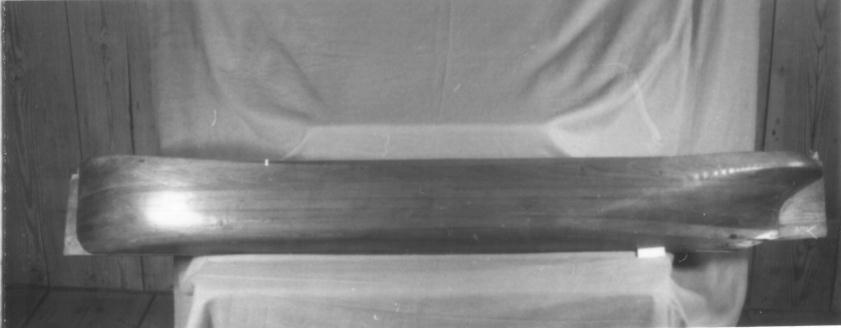 Halfmodel van een motorbinnenschip uit circa 1924