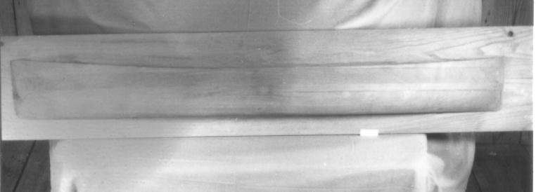 Halfmodel van een Hamburger Schute, begin 20e eeuw