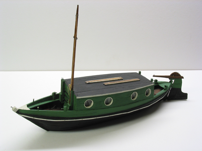 Scheepsmodel van een snik of zogenaamde farry