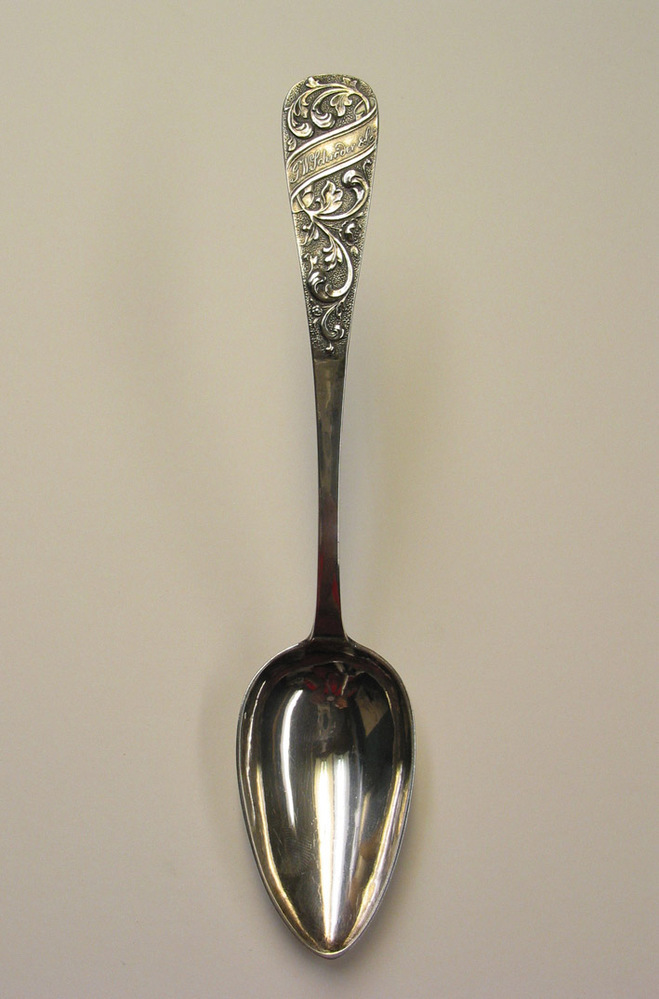 Oostzeelepel, "G.W. Schröder & Co., Riga 1856"