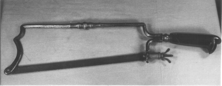 Amputeerzaag, 17e/18e eeuw.