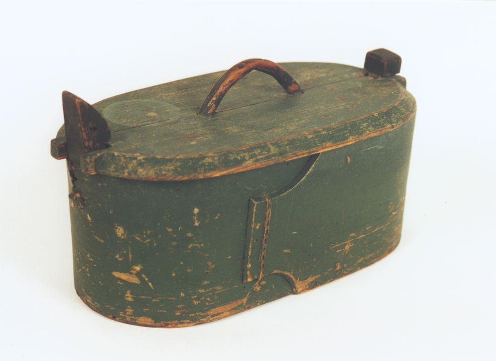 Butte, groen geverfd