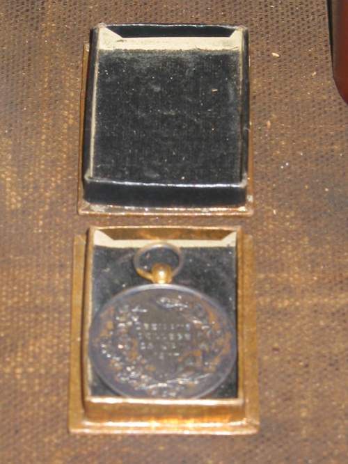 Herdenkingspenning schaatswedstrijd van het zeemanscollege "De Groninger Eendracht"