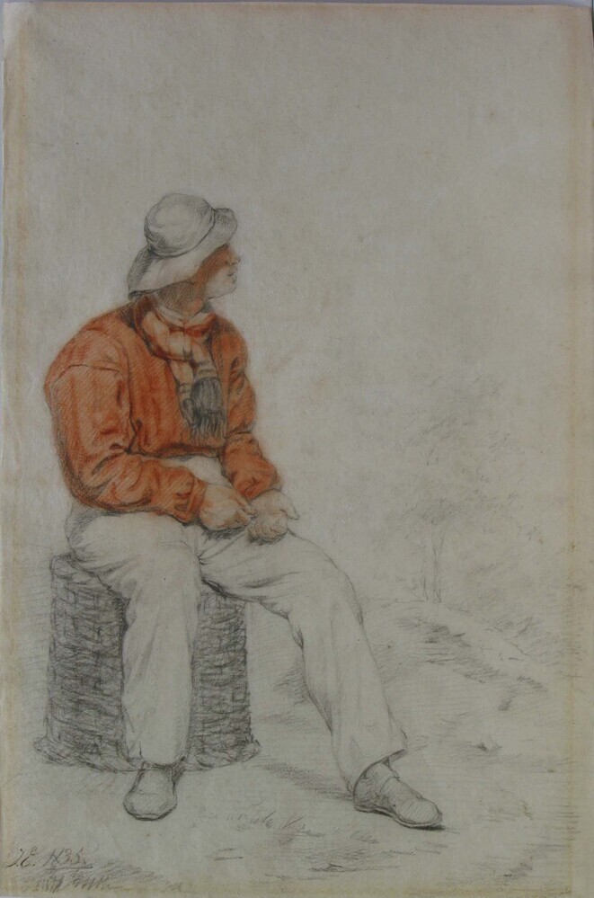 Schets van een Groninger Zeeman, door Jan Ensing, 1835