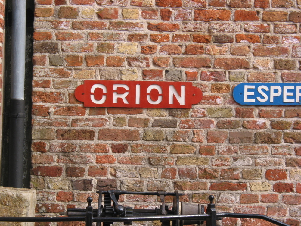 Scheepsnaambord "Orion"