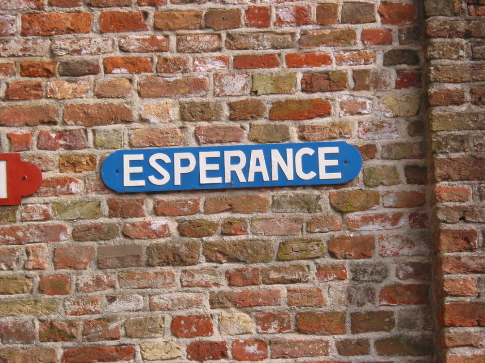 scheepsnaambord "Esperance"