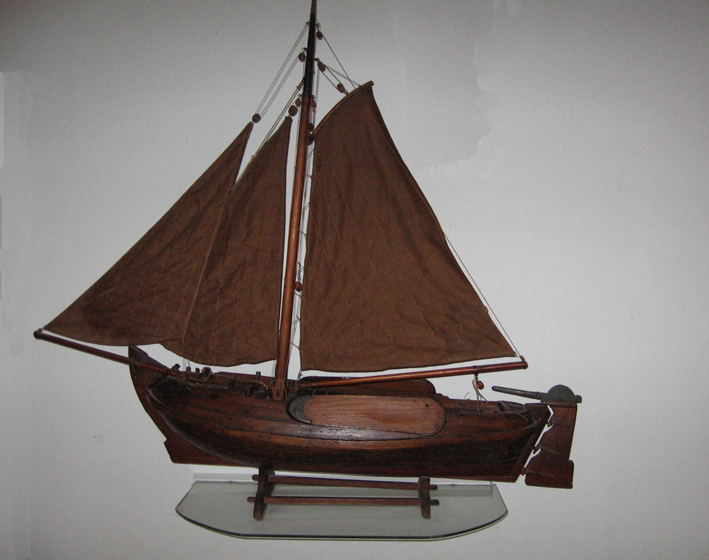 model van een houten blazer