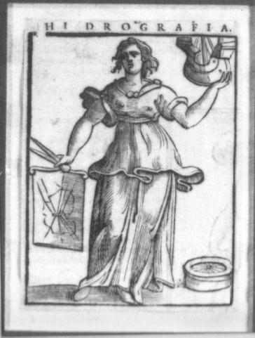 Zinnebeeldige voorsteling "Hydrografia", 16e eeuw