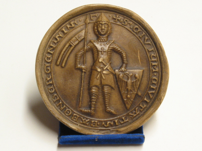 Replica van het stadszegel van Bamberg uit 1321