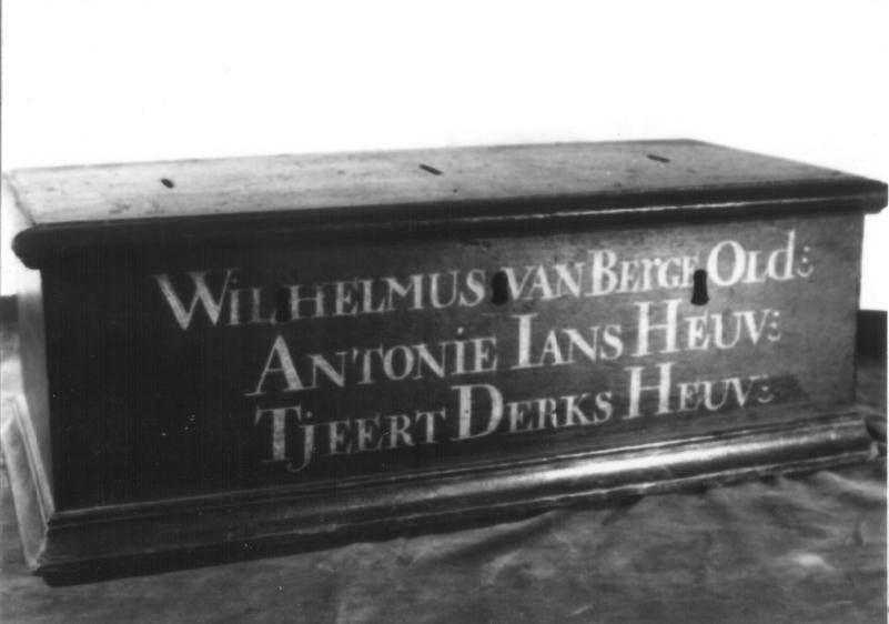 Armenkist van het Groninger schuitemakersgilde, 1760