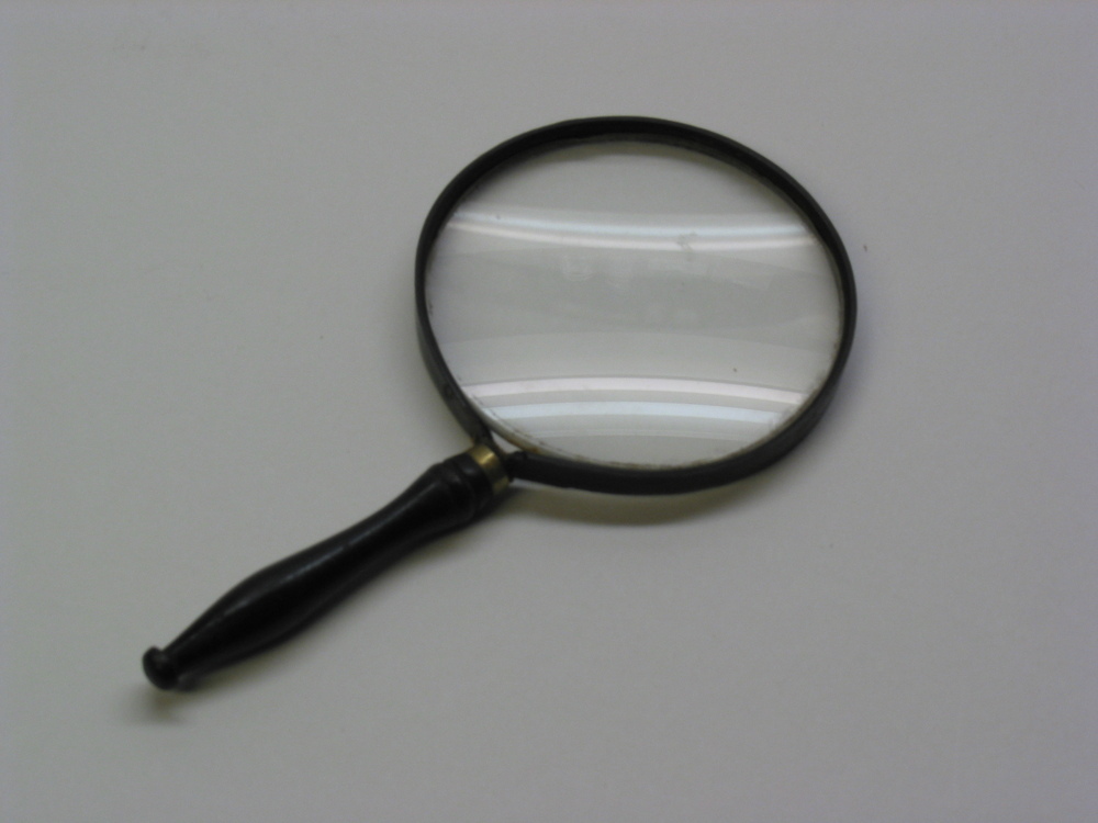 Vergrootglas met montuur van balein, 19e eeuw