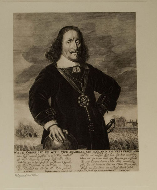 Witte Cornelisz de With, drukwerk naar Abraham Blotelingh, begin 20e eeuw.