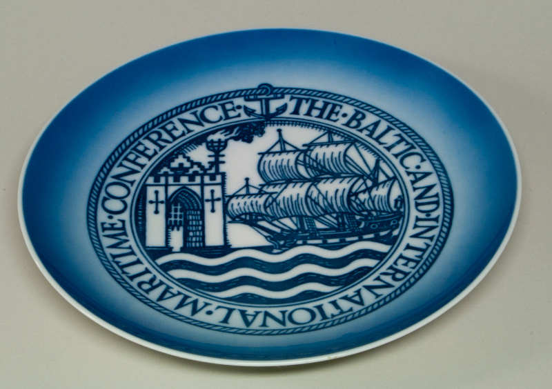 Herinneringsbord The Baltic and International Maritime Conference 1905-1980