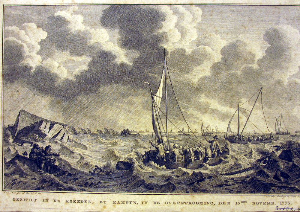 Reproductie "Gezicht in de Koekkoek bij Kampen"