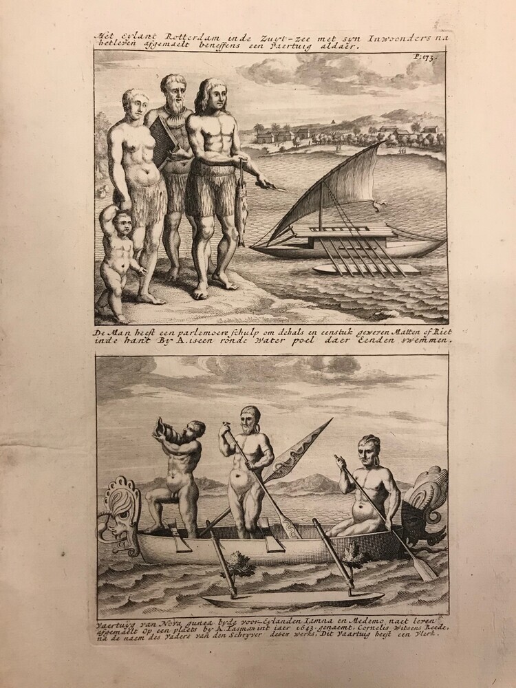 Het Eylant Rotterdam inde Zuyt-zee, gravure, door Nicolaes Witsen, 1705.