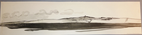 Hirthals Skagerak, tekening door Jannes de Vries, 1961