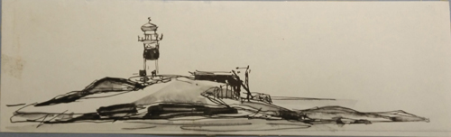 Stockholmer Scheren, tekening door Jannes de Vries 1961.