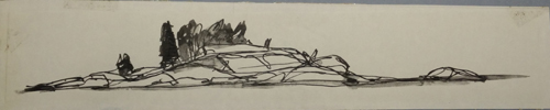 Stockholmer Scheren, tekening door Jannes de Vries, 1961