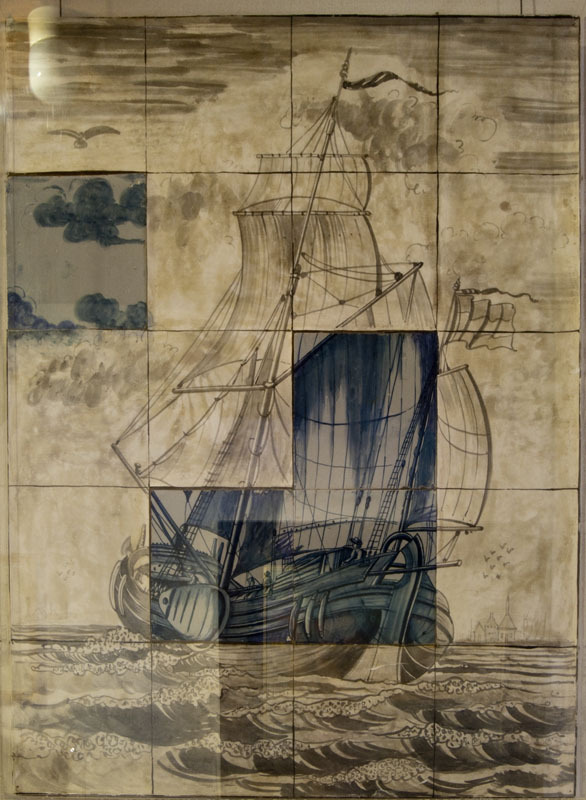 Tegeltableau met afbeelding van een smak