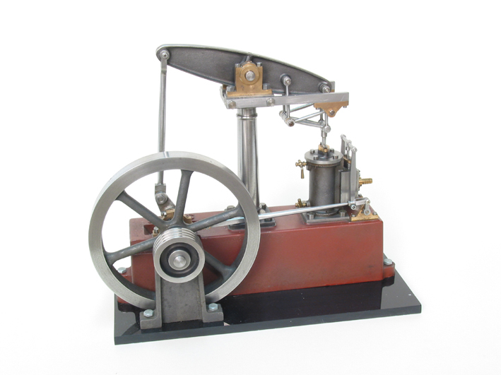 Model van een balans stoommachine, type Stuart