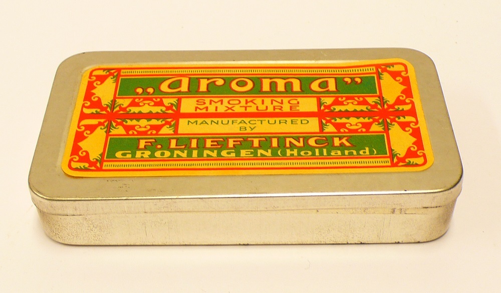 Tabaksblik Aroma, van F. Lieftinck, Groningen