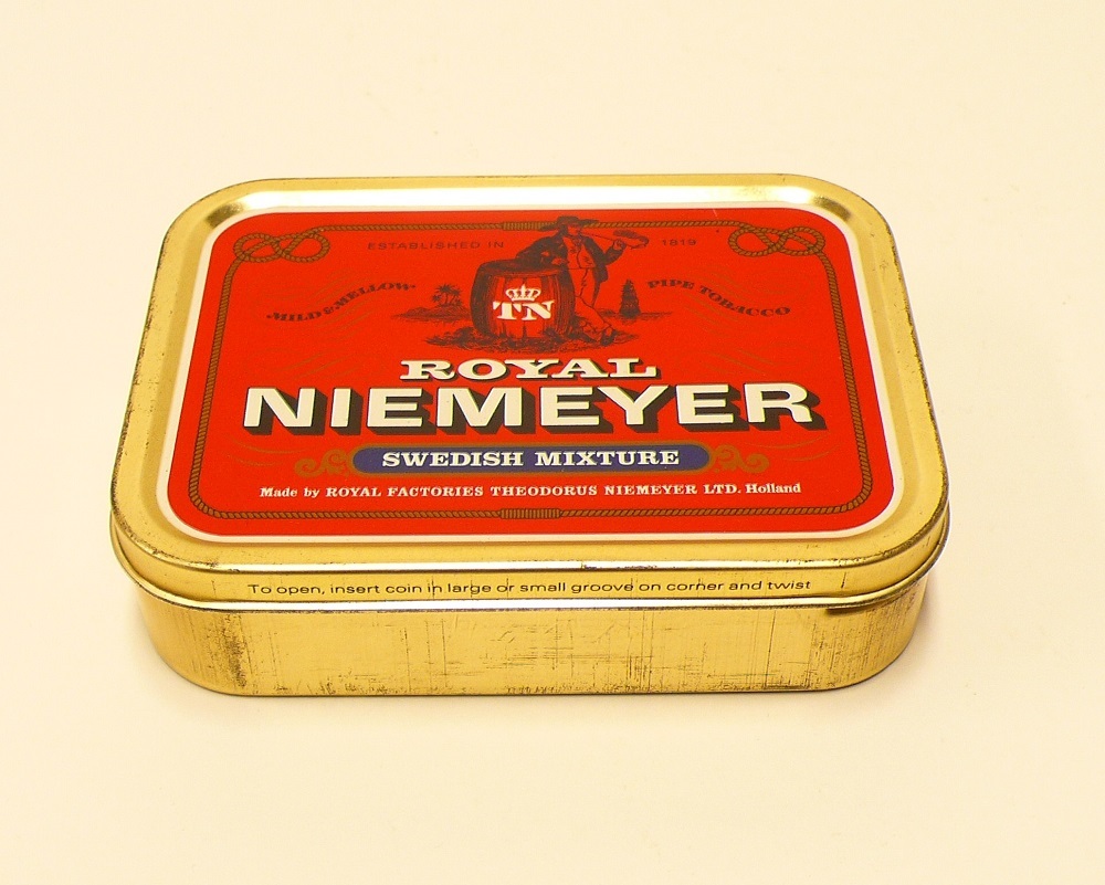 Tabaksblik, Swedish Mixture, Royal Niemeyer