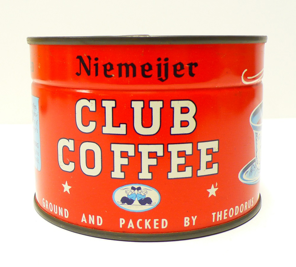 Koffieblik van het merk Niemeijer Club Coffee