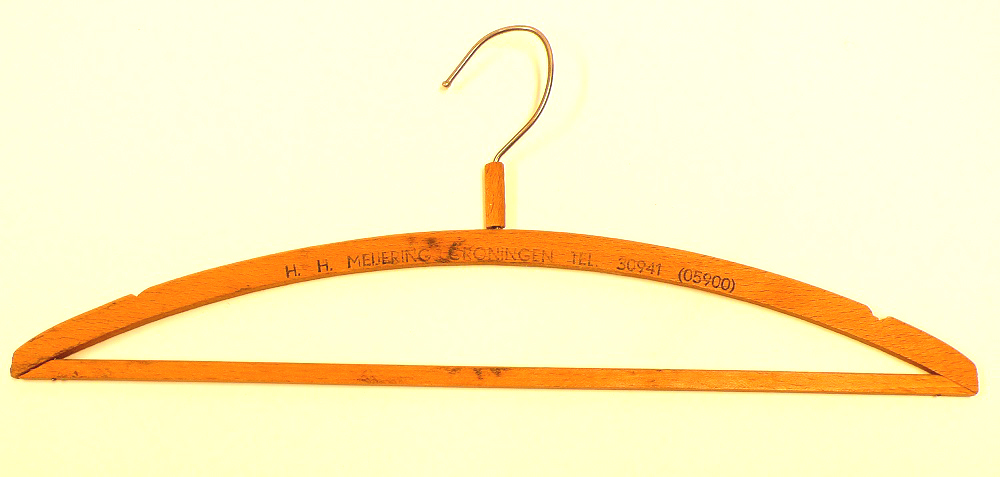 Kleerhanger van H.H.Meijering te Groningen