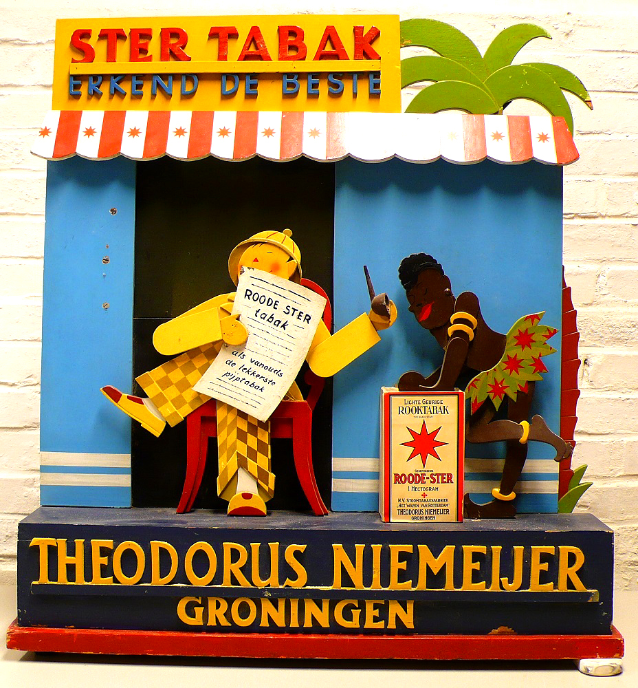 Mechanisch reclamedisplay van Theodorus Niemeijer, vervaardigd door de Betterway Company te Amsterdam, circa 1929.
