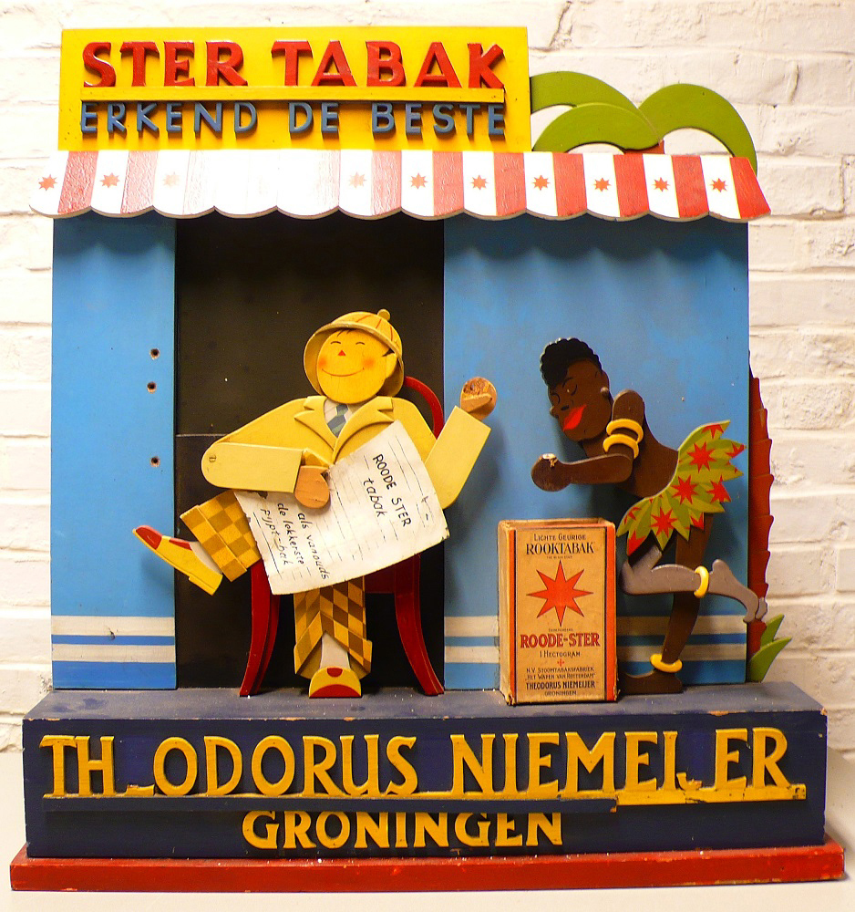 Mechanisch reclamedisplay van Theodorus Niemeijer uit circa 1929