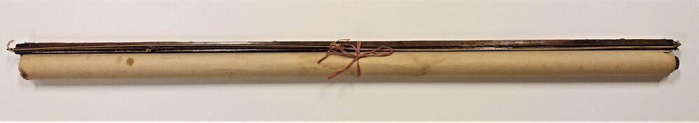 Wandkaart van de Java-China-Japan Lijn, papier op linnen, door de firma Edward Stanford Ltd., circa 1920-1930