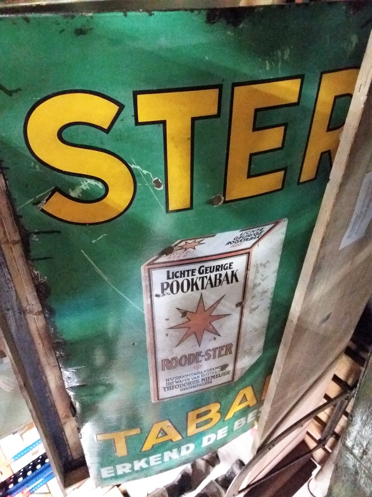 Reclamebord STER TABAK