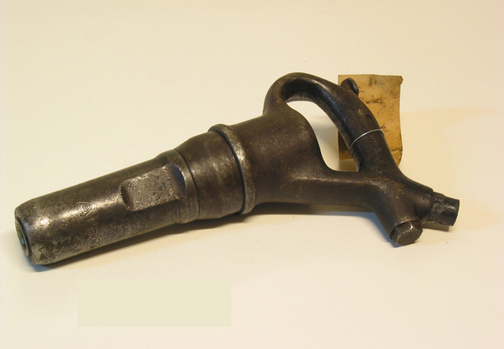 Pneumatische klinkhamer, vervaardigd door Krupp