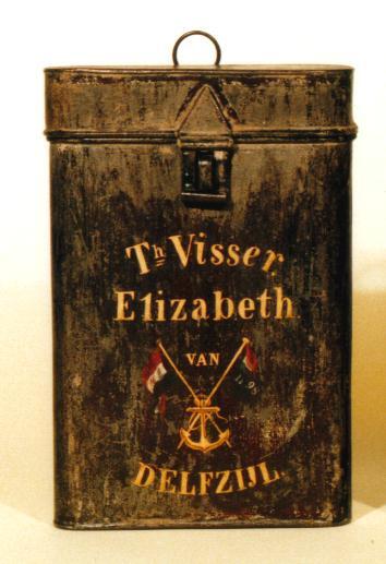 Documentenbus van Th. Visser, kapitein van het schip Elizabeth uit Delfzijl