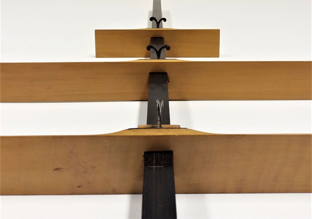 Jacobsstaf vervaardigd door Johannes van Keulen, 1760