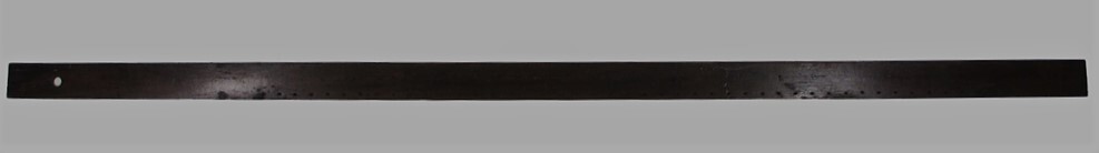 Mahonie houten tekenliniaal uit ca. 1920-1960