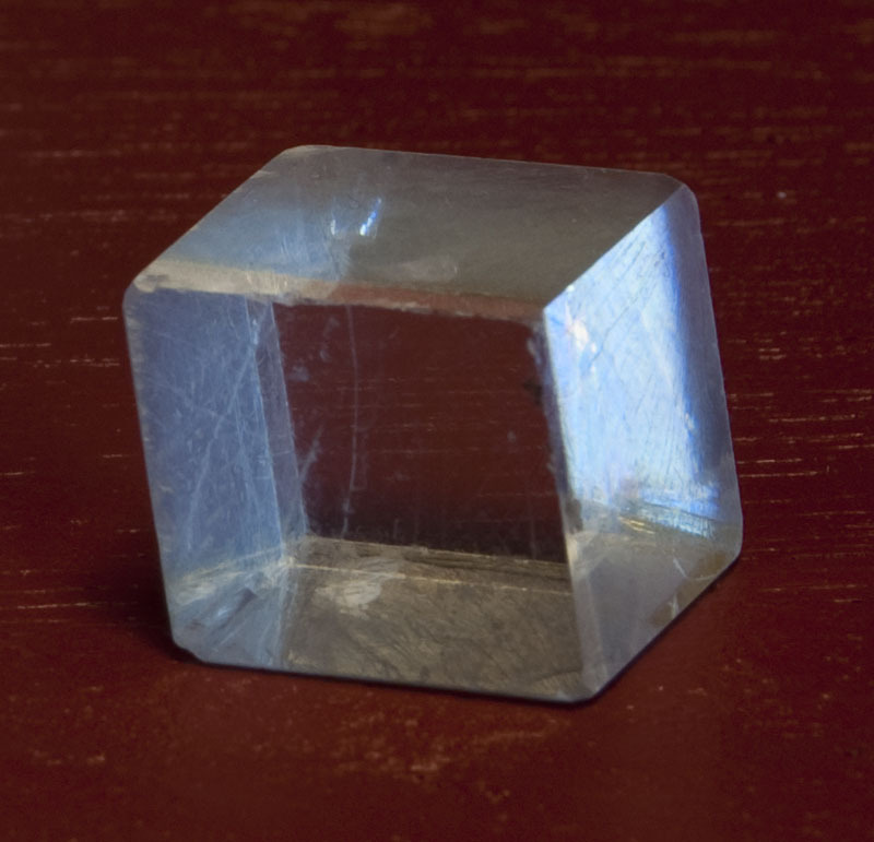 Spaatkristal voor bepaling zonnestand