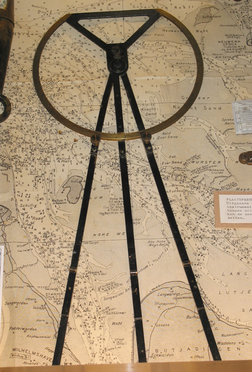 Plaatspasser gebruikt a/b Batavier, begin 20e eeuw