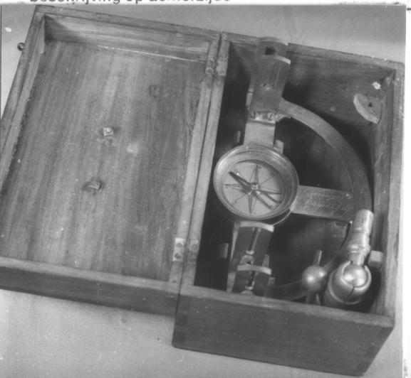 Grafometer van messing, vervaardigd door de Gebroeders Bayens, Delft, 18e eeuw