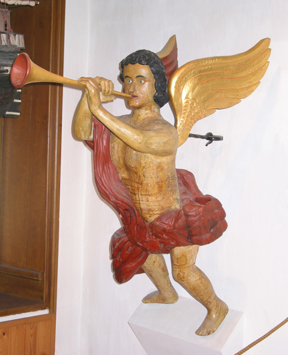 Boegbeeld "bazuinengel", 18e eeuw