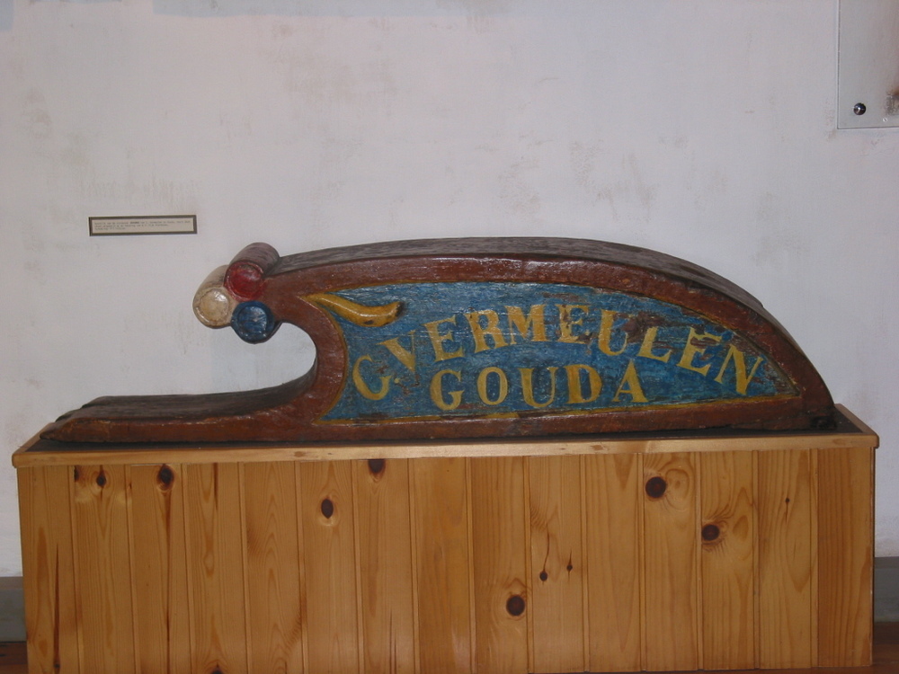 Roerklik van de stevenaak "Johanna" van C. Vermeulen te Gouda.