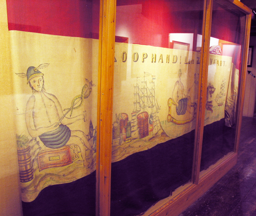 Feestvlag 'Koophandel en Zeevaart', door J. Elbers