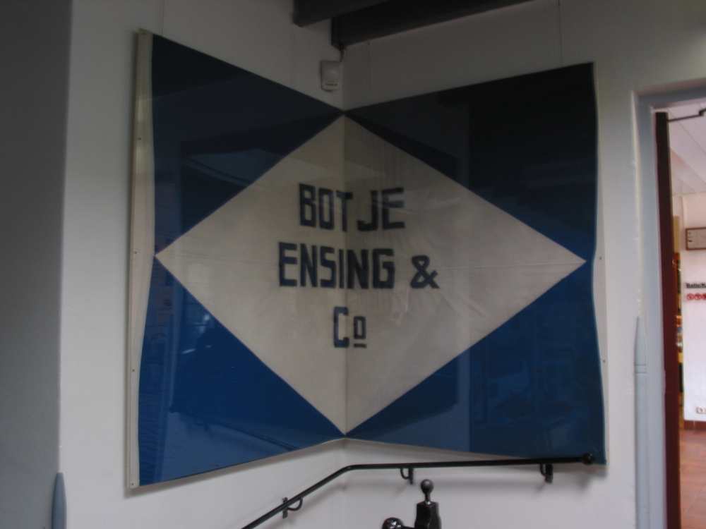 Vlag van de scheepswerf "Botje, Ensing & Co"
