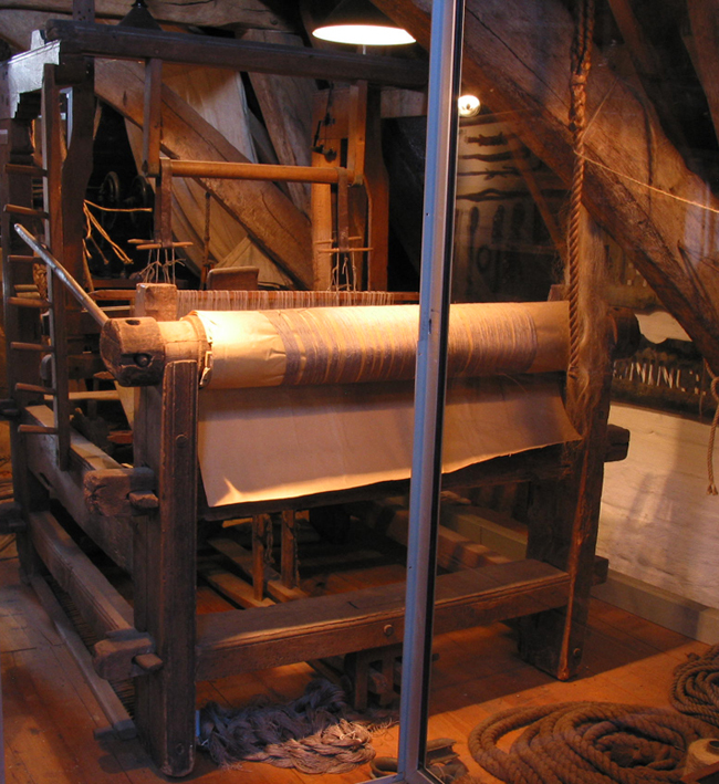 Weefgetouw afkomstig uit een boerderij in Rouveen, 18e eeuw
