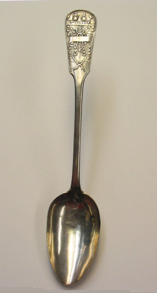 Oostzeelepel "Jacob Jachel & Co., Pernau 1867"