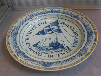 Herdenkingsbord zeilvereniging De Twee Provincië