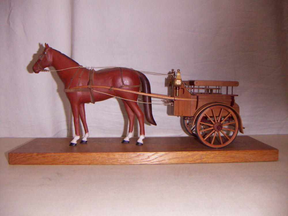 dresseerwagen met paard, dresseerwagen